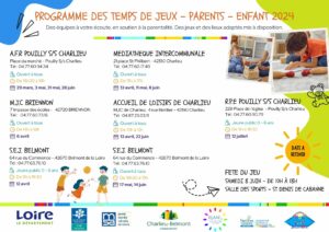 Programme Des Temps De Jeux Parents Enfant 2024